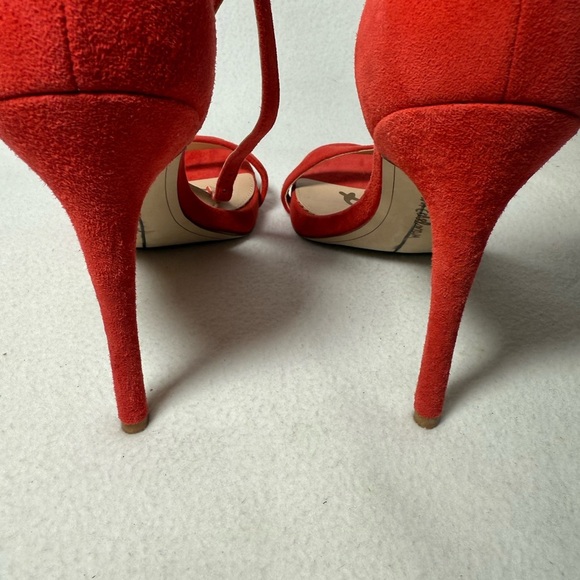 Sam Edelman Arielle Red Heeled Sandals - Picture 6 of 8